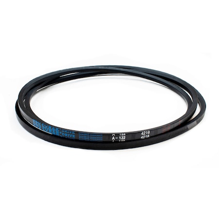 D&D A122 Classical V-Belt, 124 in Outside Length, 1/2 in Top Width, 1 Ribs A122